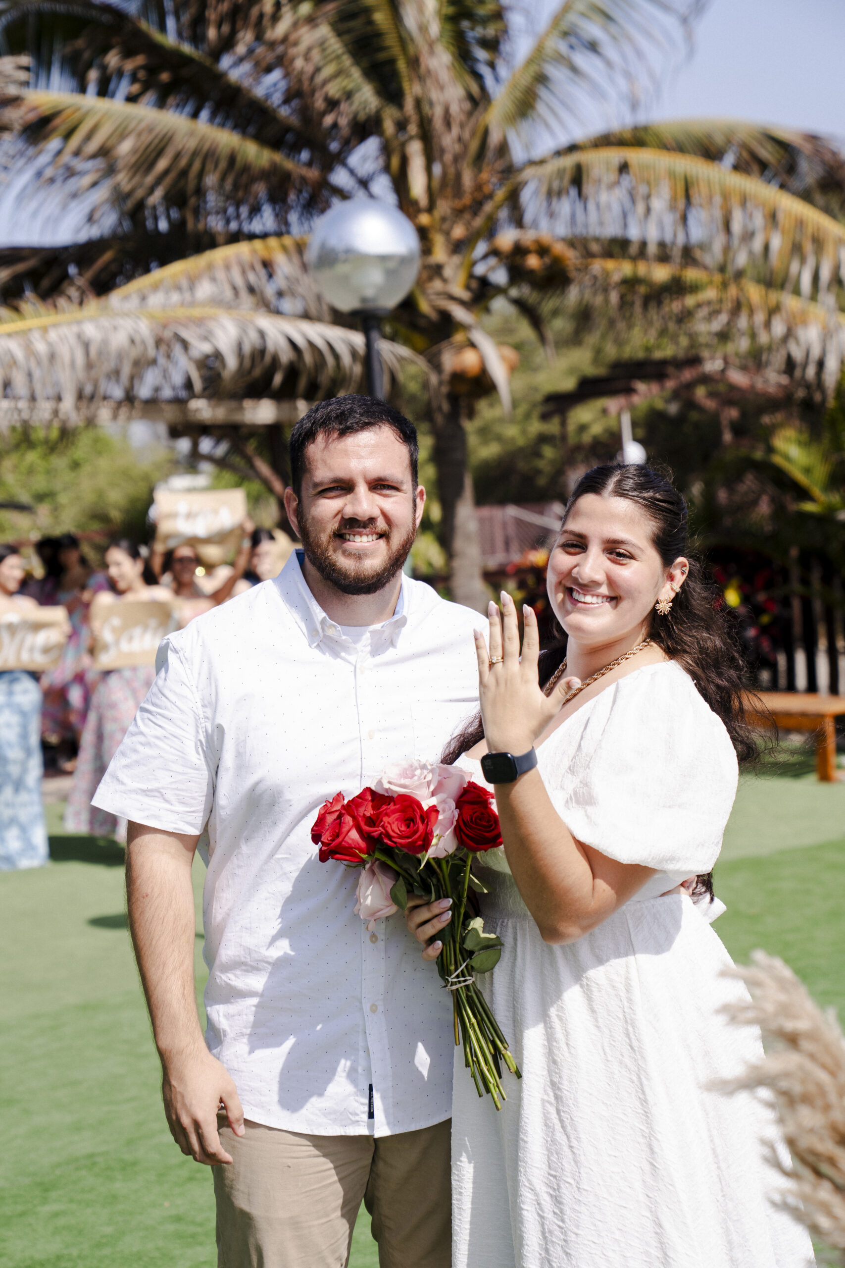 Momento de la pedida de mano