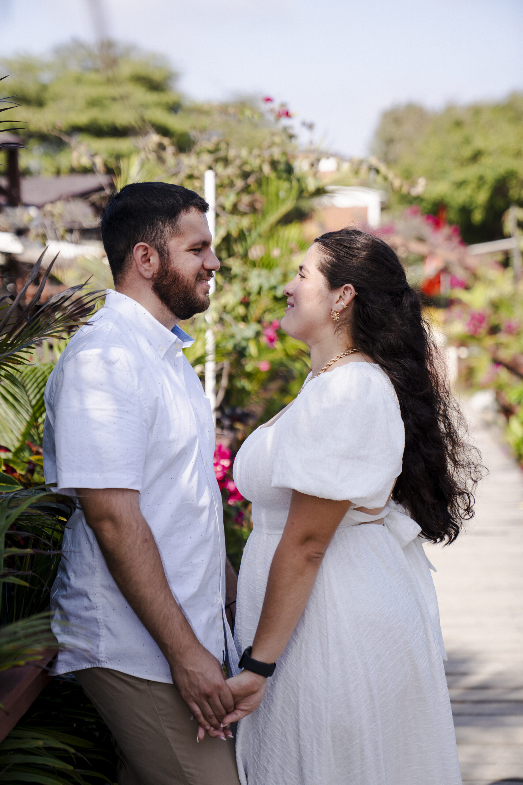 Collage de fotos de la pareja