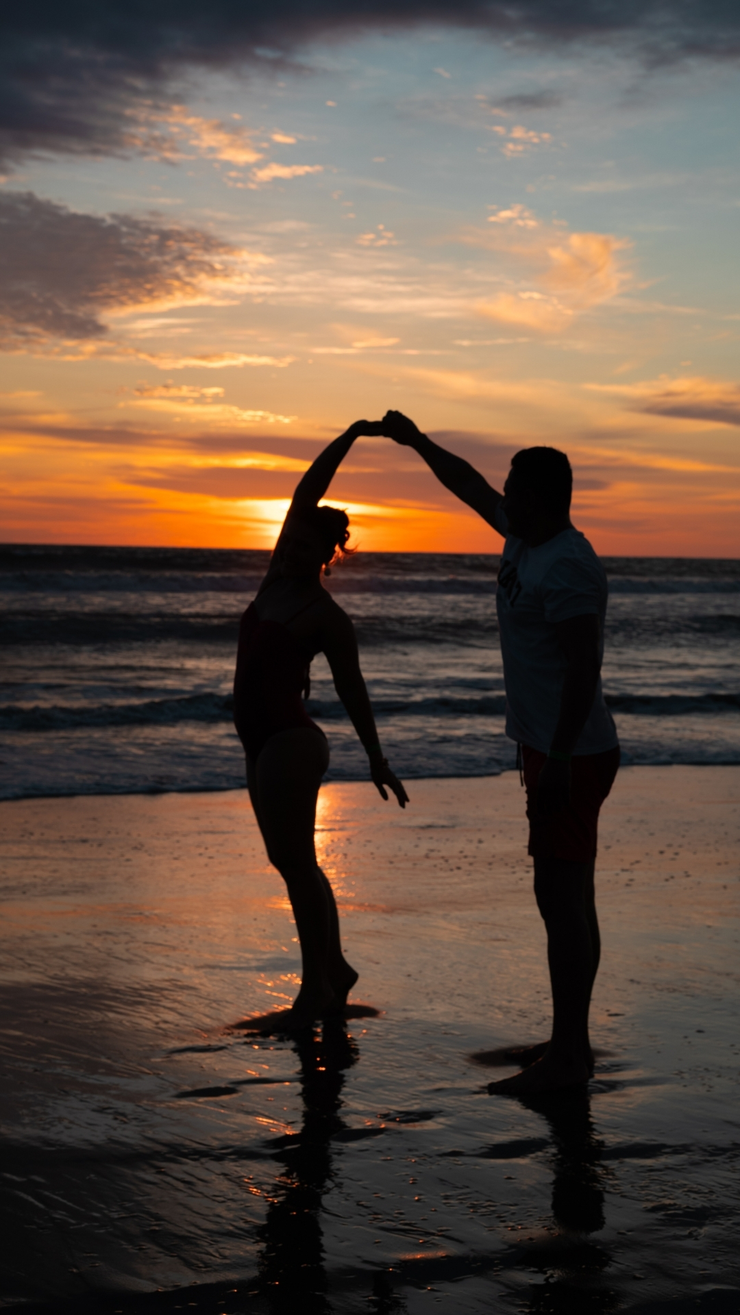 Romance atardecer Playas sesión fotos aniversario.