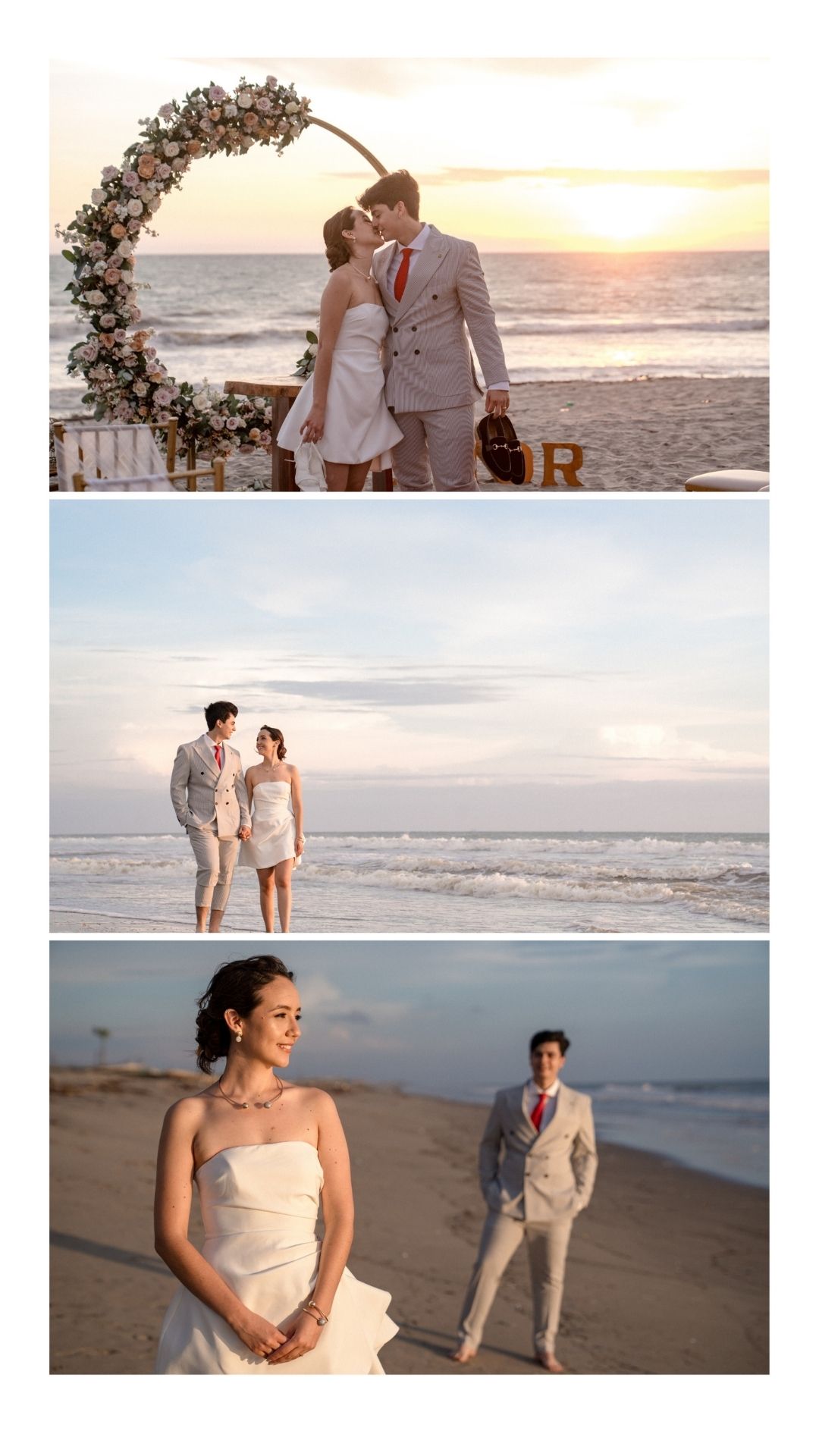 Un collage de nuestro gran día