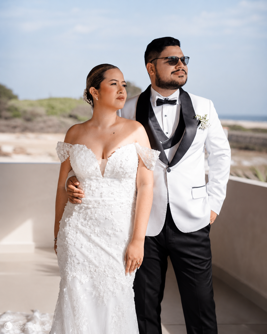 Paula y Stewart — boda en Hotel Romanos
