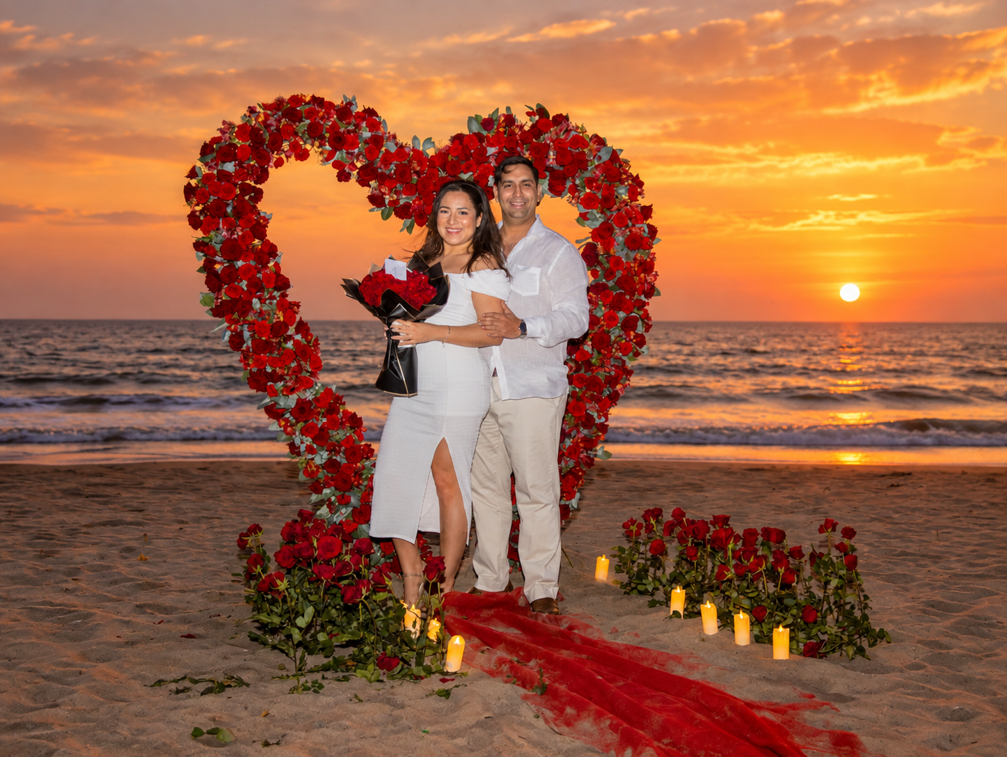 Pedida de mano de Roger y Angie en Playas, Ecuador