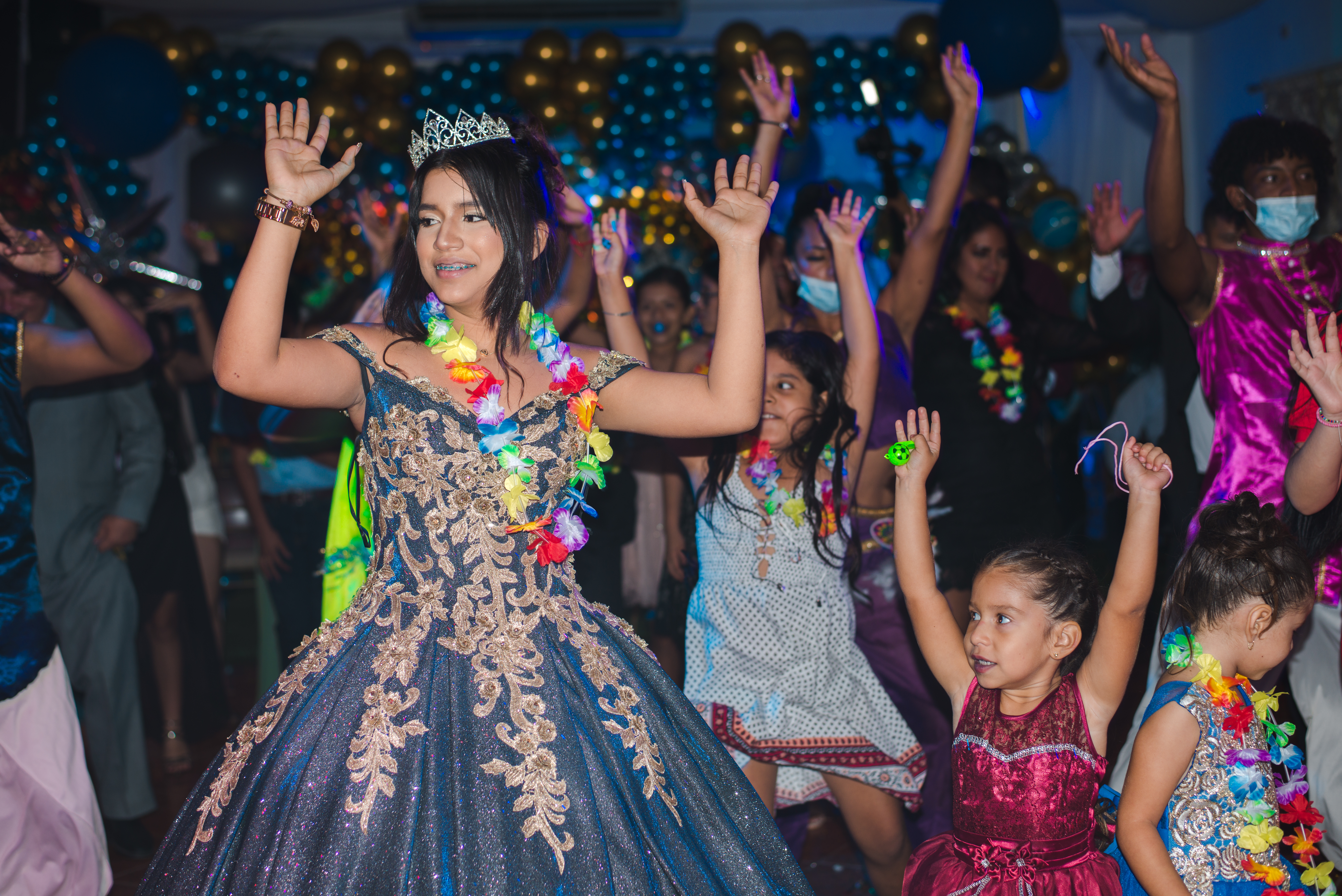 Celebración de quinceañera en Playas